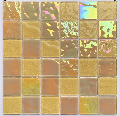 Casas de ocasión mosaico 300 * 300 * 8mm para piscina porcelana mixta diseño delfín