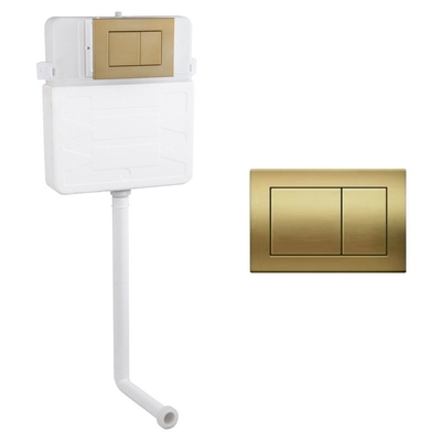 Baño Color Oro Inodoro inteligente con cisterna superior y tanque de agua de color personalizable