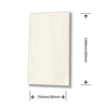 Tejas de pared de pavimento de elevación 3d para cocina tamaño estándar azulejos de vestíbulo interiores blancos