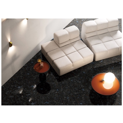 Material de construcción Tejas de piso negras y oxidadas estilo moderno Porcelanato Tejas vitrificadas