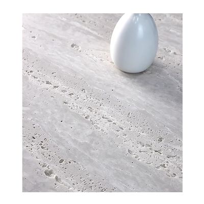 Tejas de porcelana antideslizante para el hotel Sala de estar vitrificada de color beige blanco crema 120cm