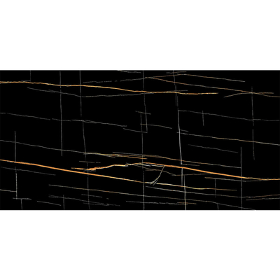 600x600mm Negro y blanco Hexágono azulejos de suelo Porcelana Imitación de piedra de mármol textura
