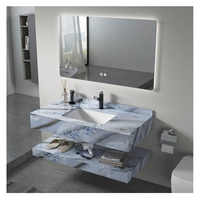 Armarios de baño de estilo moderno con tratamiento de superficie de lavabo SLABS/SINTERSTONE incluido