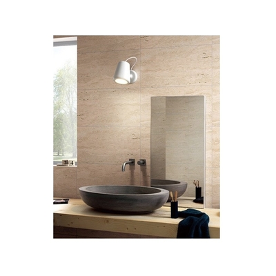 Travertino blanco azulejos beige y chapa pisos de piedra silicona marfil para espacios al aire libre