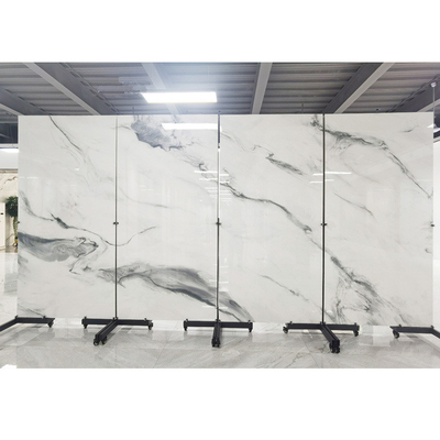 Estilo moderno y clásico 1200x2400 azulejos de porcelana de mármol blanco de Carrara para hogares