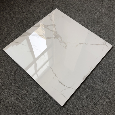 Los azulejos de cerámica de mármol super blanco interior de la pared de Carrara Foshan azulejos de espejo de porcelana