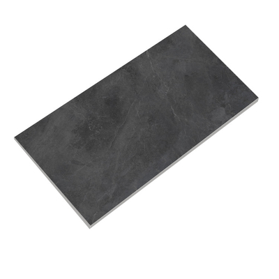 Tejas de suelo de porcelana negra rústica mate para decoración de paredes y suelos resistentes al deslizamiento