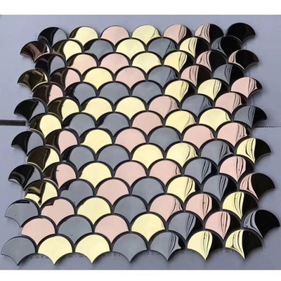 mosaico de acero inoxidable para la decoración de la pared de la piscina