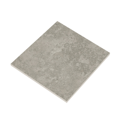 Tejas de piso de vinilo para exteriores de piedra gris 60x60 vitrificadas resistentes al ácido para el tráfico pesado