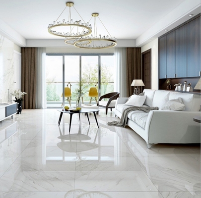 Foshan piso pulido cerámica de azulejos en grises para el estilo moderno y clásico