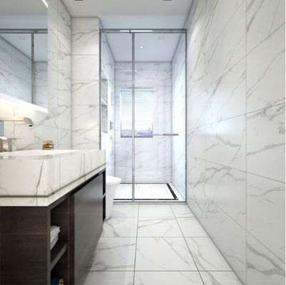 300x600 Foshan cerámica acristalada de baño azulejos de pared de mármol diseño de inyección de tinta vintage 30x60