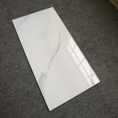 Técnica Tejas vitrificadas 1200x600mm Tejas de cerámica gris claro Piso de porcelana pulida
