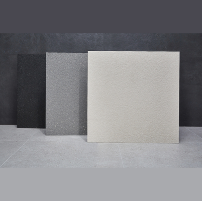 Grasa glaseada de acabado mate de 20 mm azulejos exteriores para entrada en piedra de lava gris moderna