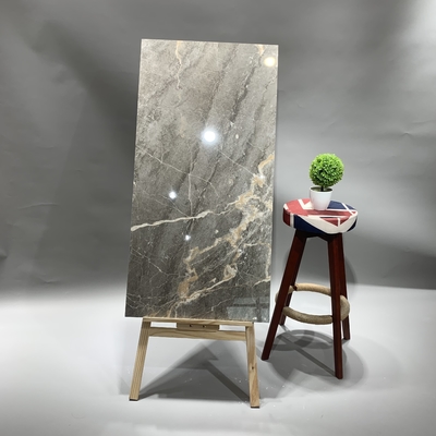 Tejas de pared cerámicas 24x48 en diseño de mármol y granito para decoración de interiores