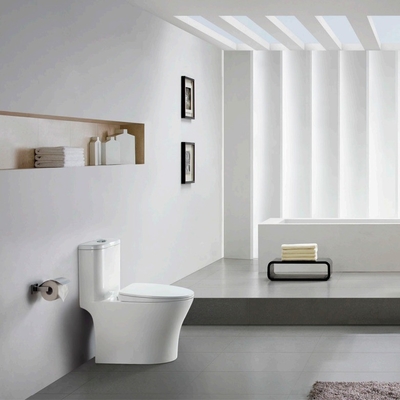 Baño público de una sola pieza Sifonico Baño cerámico Sanitario Lavadora estilo clásico