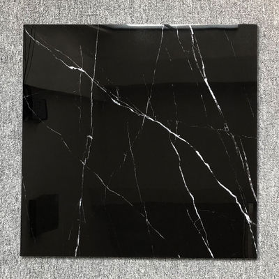 Tejas interiores 600 Negro Baño de suelo de cerámica 300x600 Baño de mármol de porcelana 12x24