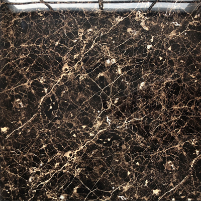 Tejas de suelo de mármol de oro negro para porcelana de baño de oro y negro 30x30 acentos