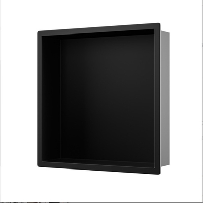 Nichos de ducha de acero inoxidable 304 negro mate para almacenamiento de nichos de champú de baldosas de baño