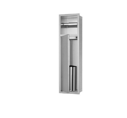 Acero inoxidable Nicho de pared de baño Cepillo de baño con decoración de luces