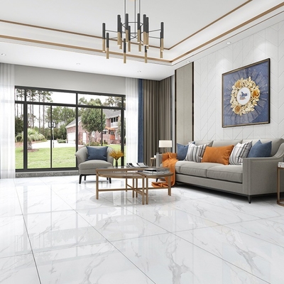 Tejas de suelo de porcelana pulida de 600x600 mm para edificios modernos